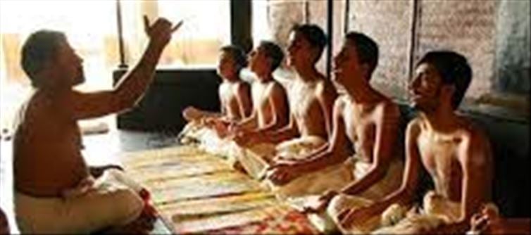 Tradition of guru-disciples and hands-on learning was unique....