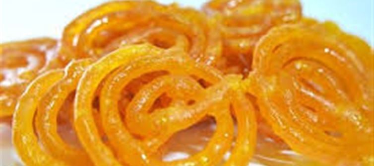 How many times can you eat two pieces of jalebi in a month?