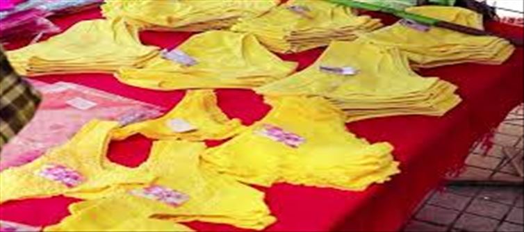 People celebrate New Year by wearing colorful underwear!