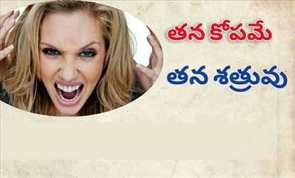 మంచిమాట: తన కోపమే తన శత్రువు