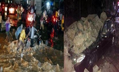 హీరో కారు ధ్వంసం అయ్యింది..ఎందుకో తెలుసా..!