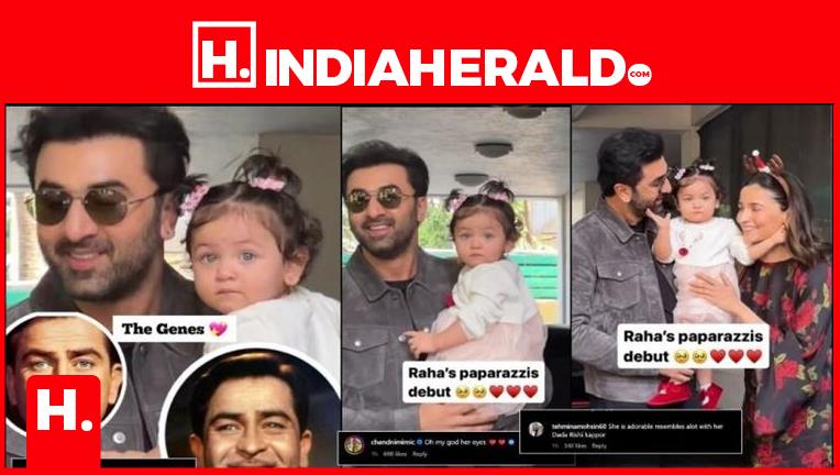 Ranbir showed his baby s face to fans for the first time..