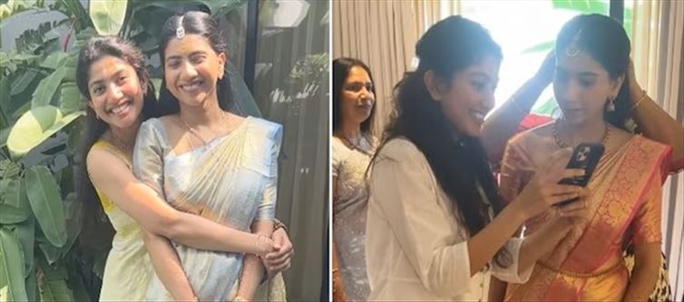 Sai Pallavi helps sister Pooja get ready for engagement in this sweet video