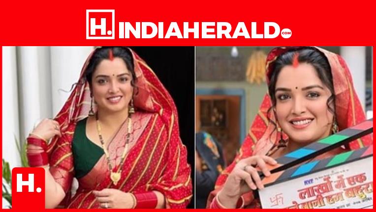 Aamrapali Dubey shared the first glimpse in Bahu Rani avatar
