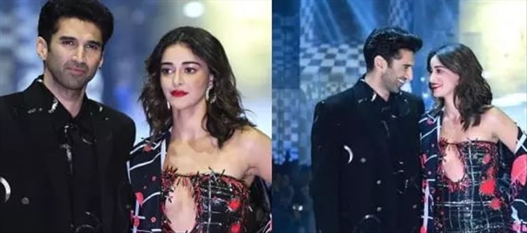 Aditya Roy Kapur, Ananya Panday's unmissable chemistry on ramp !!