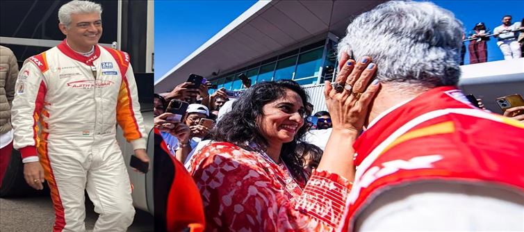 స్టార్ హీరో అజిత్ కు మరో ప్రమాదం .. గాల్లో పల్టీలు కొట్టిన కారు .. ఆందోళనలో అభిమానులు..!