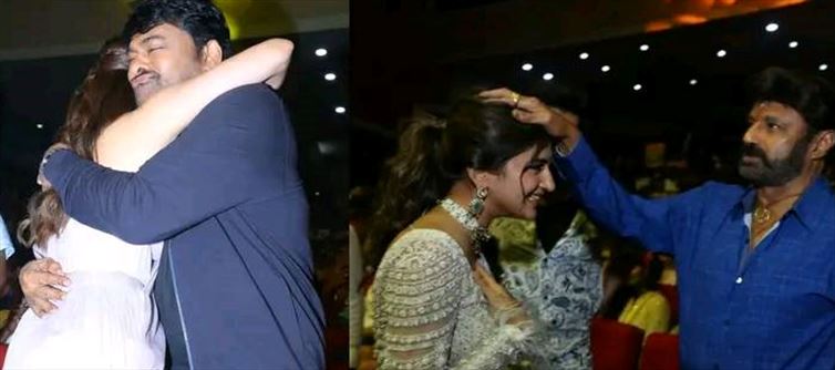 Chiranjeevi must learn how to behave with Young Heroines in Public from Balayya