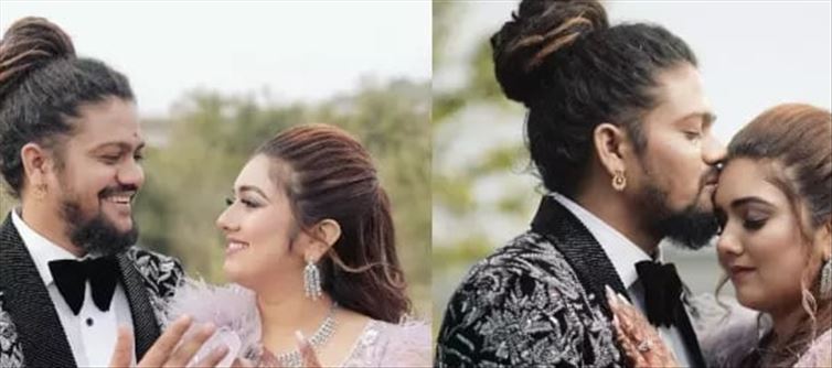 Hansraj Raghuvanshi and Komal Saklani's engagement look!!
