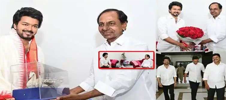 తెలంగాణ సీఎం ను కలిసిన తమిళ స్టార్ హీరో..