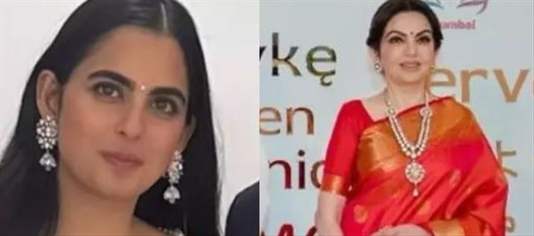 Isha Ambani was seen in a Manish Malhotra saree!?