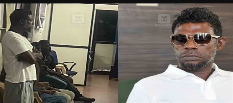 Jailer Villain Vinayakan at Police station to dissolve a private dispute