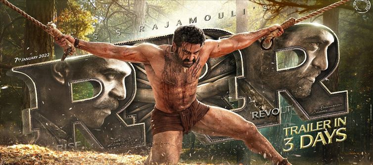 Jr NTR flaunting his abs in this Special poster of RRR - PIC TALK