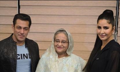 बांग्लादेश की प्रधानमंत्री से मिले कटरीना और सलमान, शेयर की तस्वीर