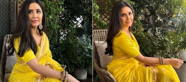 Katrina Kaif's breathtaking yellow saree look breaks the internet
