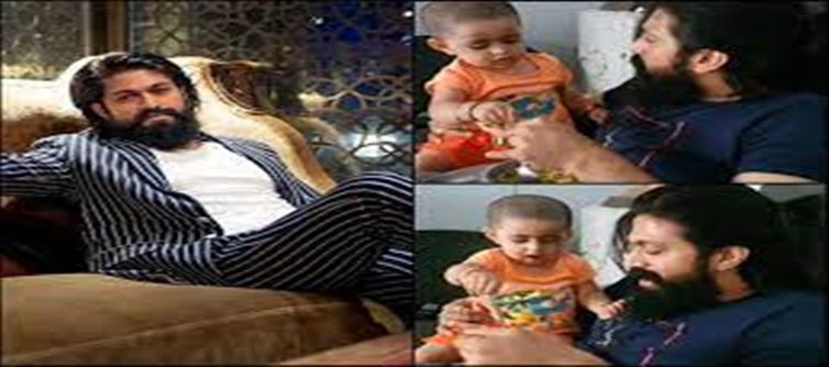 KGF actor playing with his daughter..!? Cute Viral Video..!