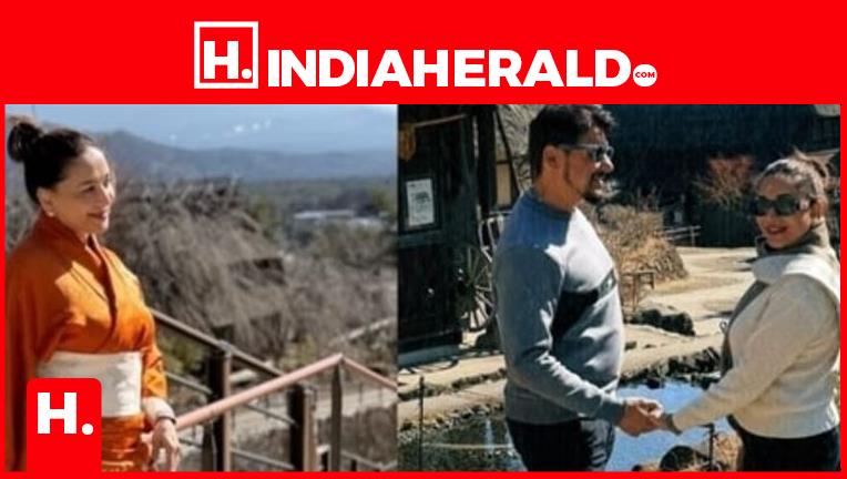 Madhuri Dixit Enjoys a Romantic Getaway in Japan ..?!