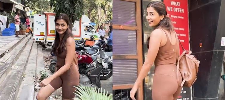Oops! Pooja Hegde BUTT Exposed in TIGHT DRESS - HOT VIDEO