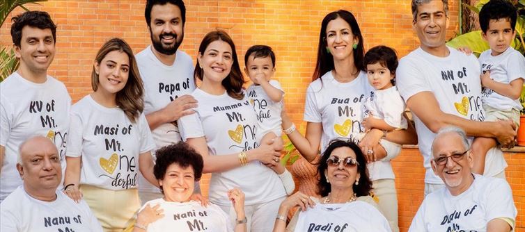 Pic Talk - Kajal Aggarwal on her ‘la familia’ customized T-Shirt