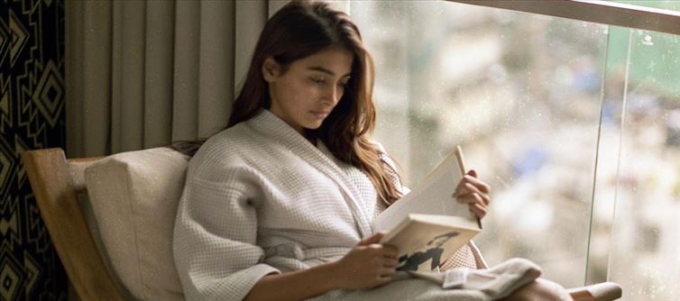 Pooja Hegde in Bathrobe and Tempts our Mood - Pic Talk
