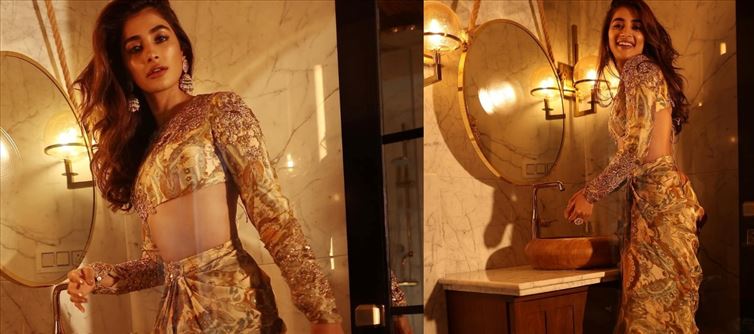 Pooja Hegde redefines glamour in Rs 150,000 Ethnic Ensemble