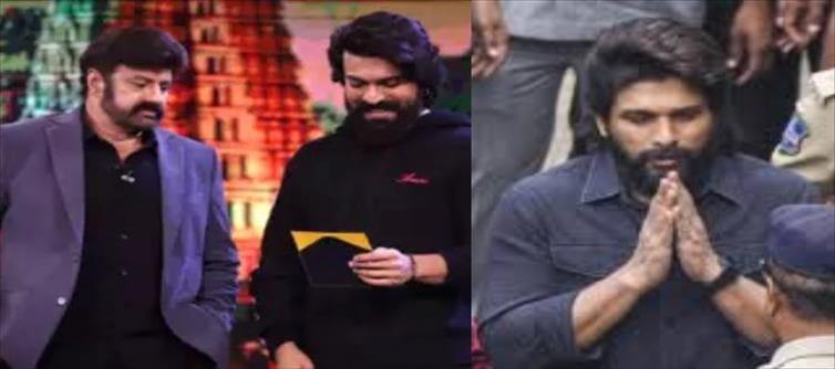 "ఒట్టేసిచెబుతున్న సార్"..ఆన్ స్టాపబుల్ లో అల్లు అర్జున్ అరెస్టుపై సంచలన కామెంట్స్ చేసిన రామ్ చరణ్..!?