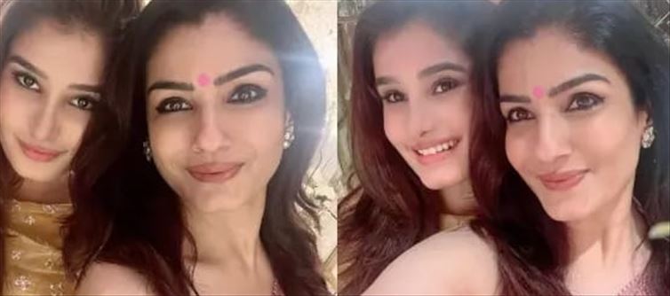 Raveena shared pictures of daughter Rasha's graduation dinner