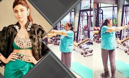 شلپا شیٹی نے اپنی 68 سالہ ساس کے ورک آوٹ کا ویڈیو وائرل کیا