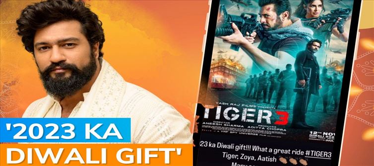 Vicky Kaushal calls Bollywood superstar Salman Khan's latest film Tiger 3 a 'Diwali gift' of 2023.