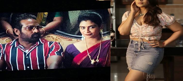 విక్రంలో విజయ్ సేతుపతి భార్యగా నటించిన బ్యూటీ గుర్తుందా.. ఆటం బాంబుల పేలిపోతుందిగా..!