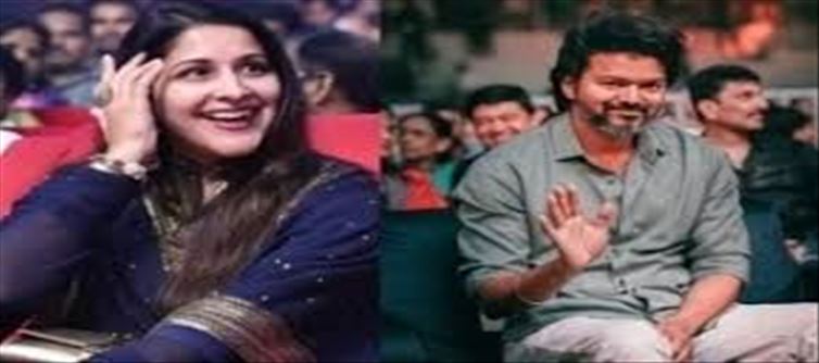 Vijay's wife Sangeeta is missing in TVK flag Launch event..!?