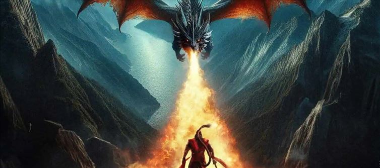 What Dragons are doing in Hanuman?