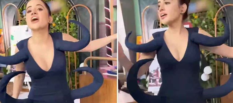 What Dress is this? We can't allow you - Heroine SHOCKED in Restaurant