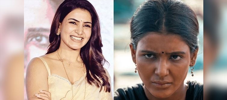 What is the necessity to show Samantha with dark face?