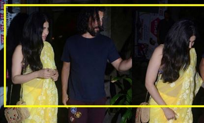 When Shruti was caught red handed in transparent saree with her Boyfriend A Hot Throwback