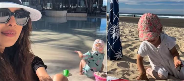 Priyanka Chopra's fun-filled beach day with daughter Maltie