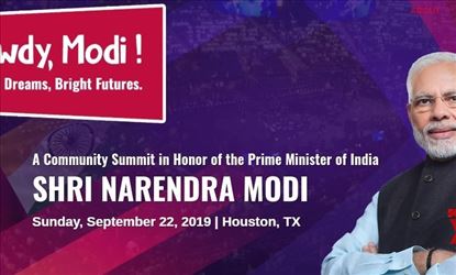 Indian diaspora getting ready to meet Indian PM with a Texan Howdy, Modi! greeting  