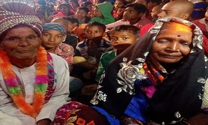 50 साल से लिव इन रिलेशनशिप में रह रहे जोड़ें की कराई गई शादी