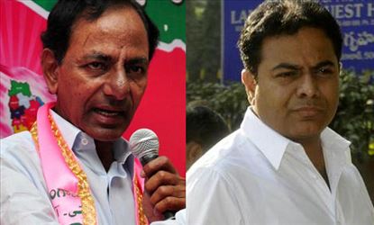 KTR gives shock to his dad?