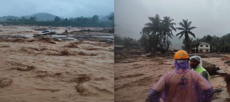 केरल के वायनाड में बड़े पैमाने पर भूस्खलन से तीन बच्चों सहित आठ की मौत
