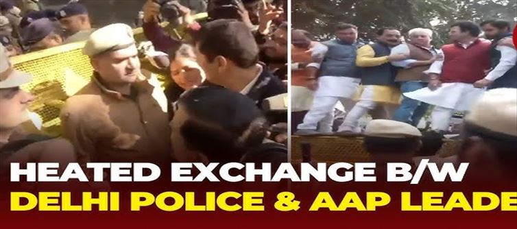 AAP gets angry when stopped from going to PM residence?