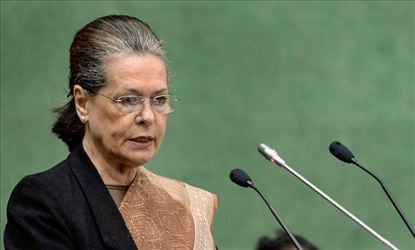 Sonia Gandhi said Mahatma Gandhi becoming Congress president was turning point for party and for Independence movement