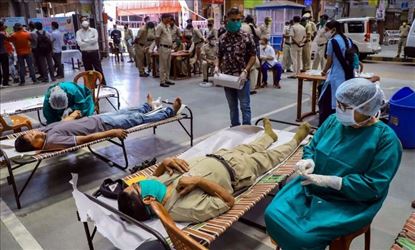 டெல்லியில் ஒரேநாளில் 186 பேருக்கு கரோனா