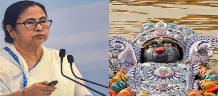 कोलकाता में काली विसर्जन के दौरान पथराव: घटना को लेकर बीजेपी ने ममता बनर्जी, पुलिस पर निशाना साधा