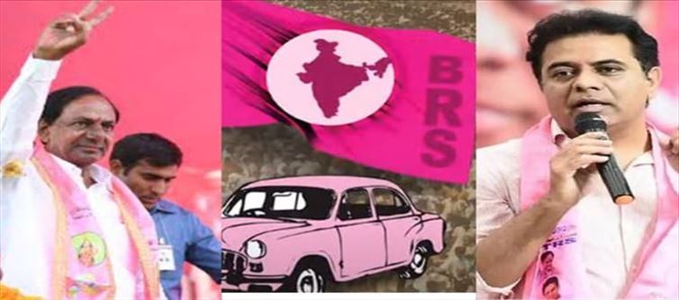 BRS is completely empty there.. KTR and KCR have zero scores?