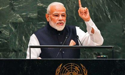 PM Modi made India's development story as the centre piece at UN