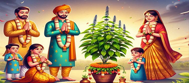 'Effort to connect youth with traditions,' Tulsi Pujan in Delhi!