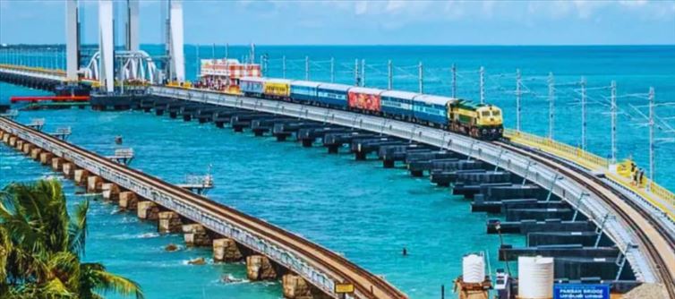 How Lengthy It Will Take A Train To Pass The Brand New Rs 550-Crore Pamban Bridge