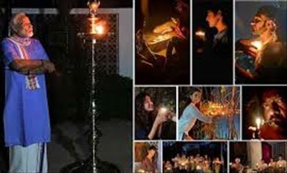 Indian Celebrities lights up Divas at 9 PM for 9 Minutes