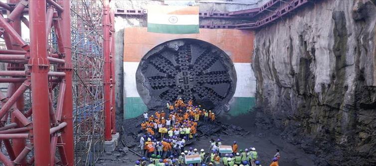 India’s first undersea bullet train tunnel between Mumbai-Ahmedabad under construction