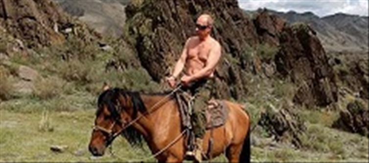 Let's unbutton Putin's shirt... breathtaking!!